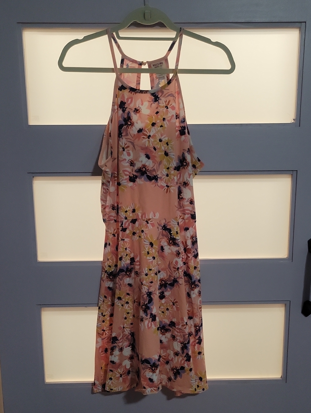 Mossimo Supply Co. Floral Halter Top in Pink and Yellow